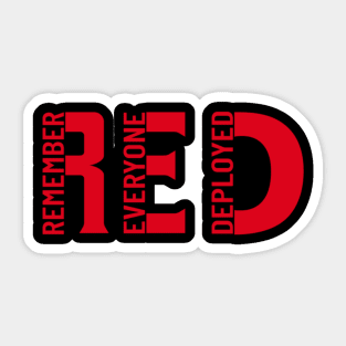 Everyday remeber everyone deployed Sticker